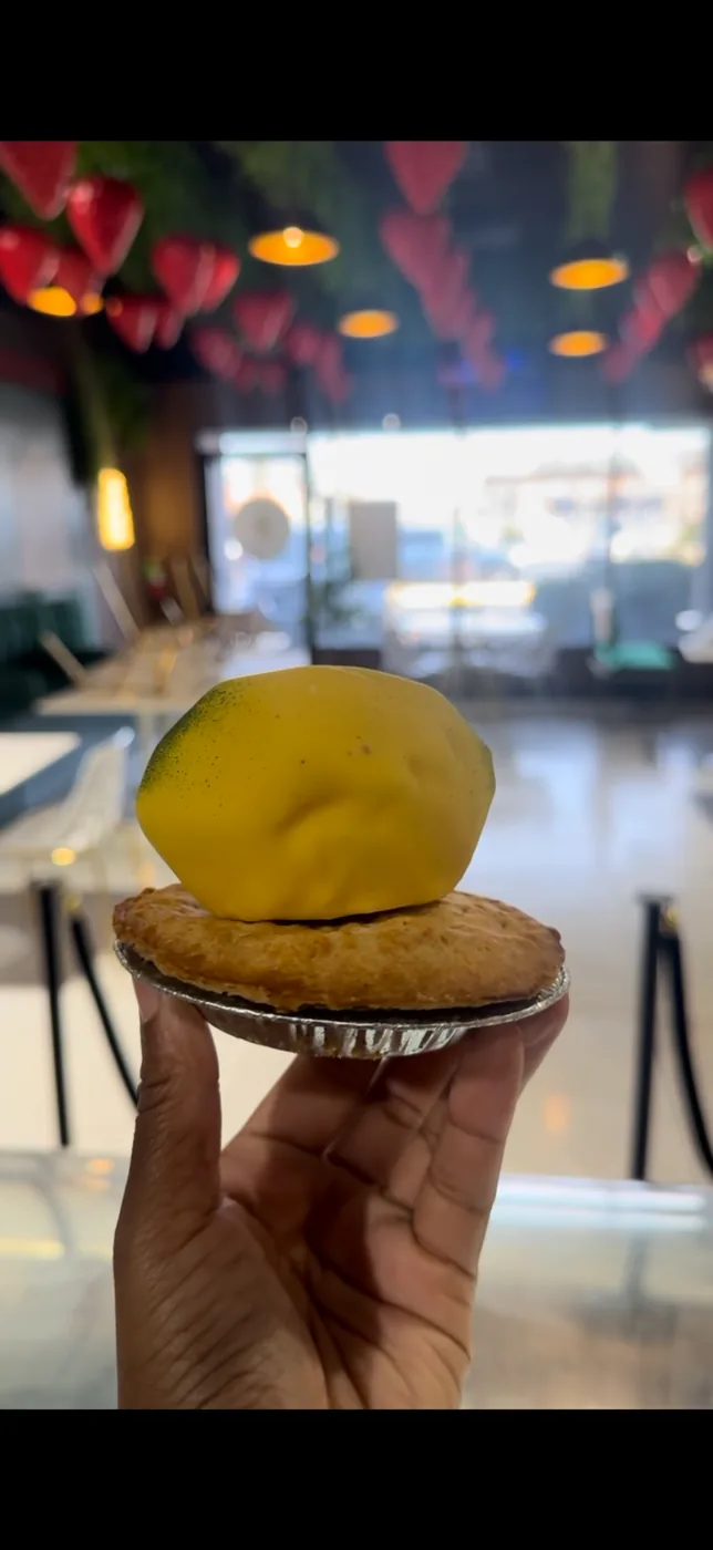 Lemon Blueberry on a Lemon Pie